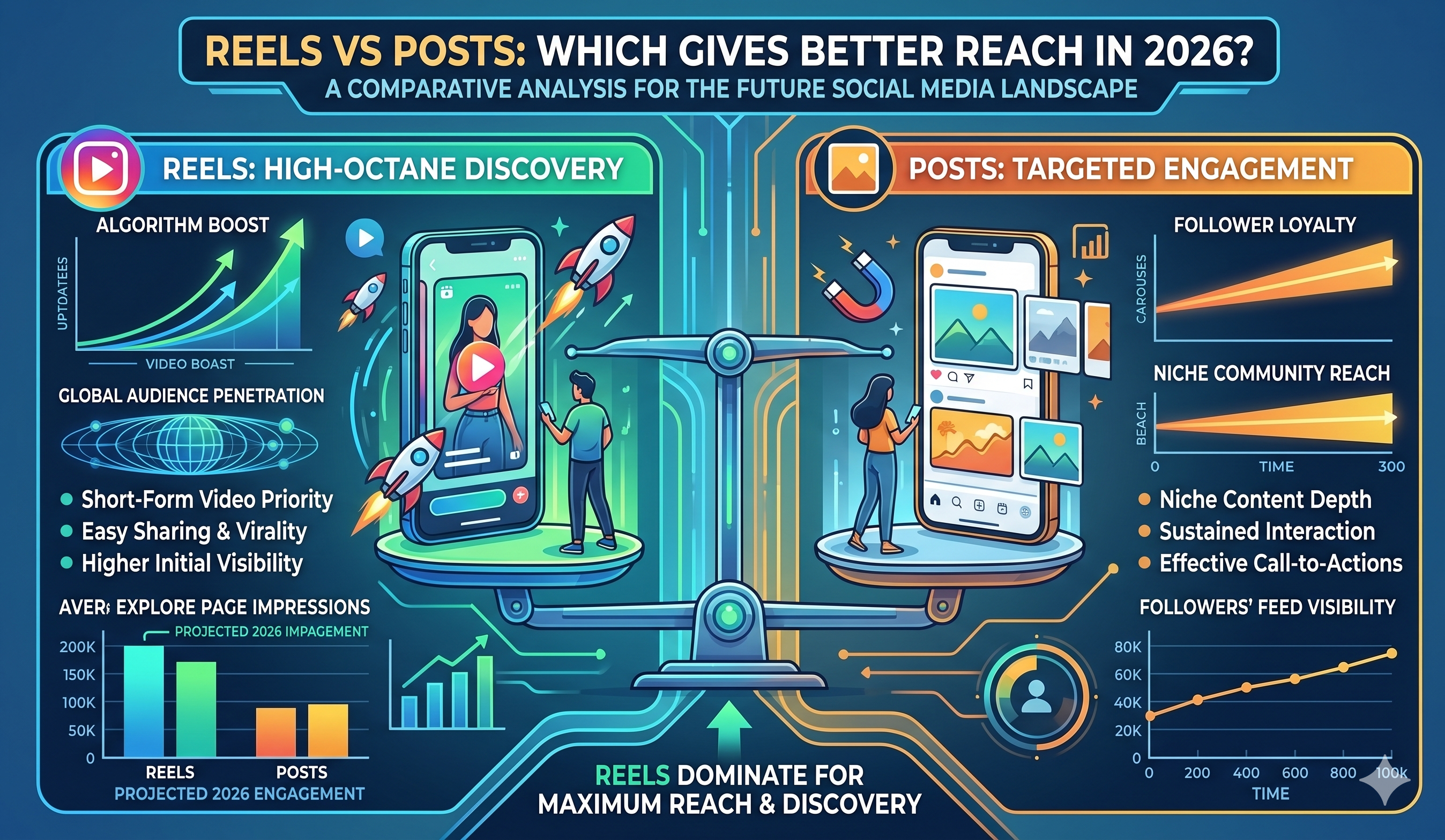 Reels vs Posts: Which Gives Better Reach in 2026?